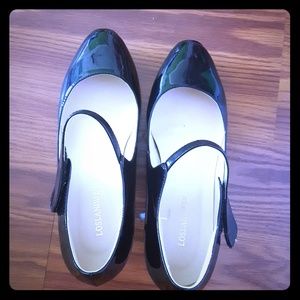 Patent leather kitten heels